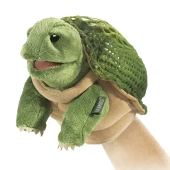 Peluche marionnette Petite tortue