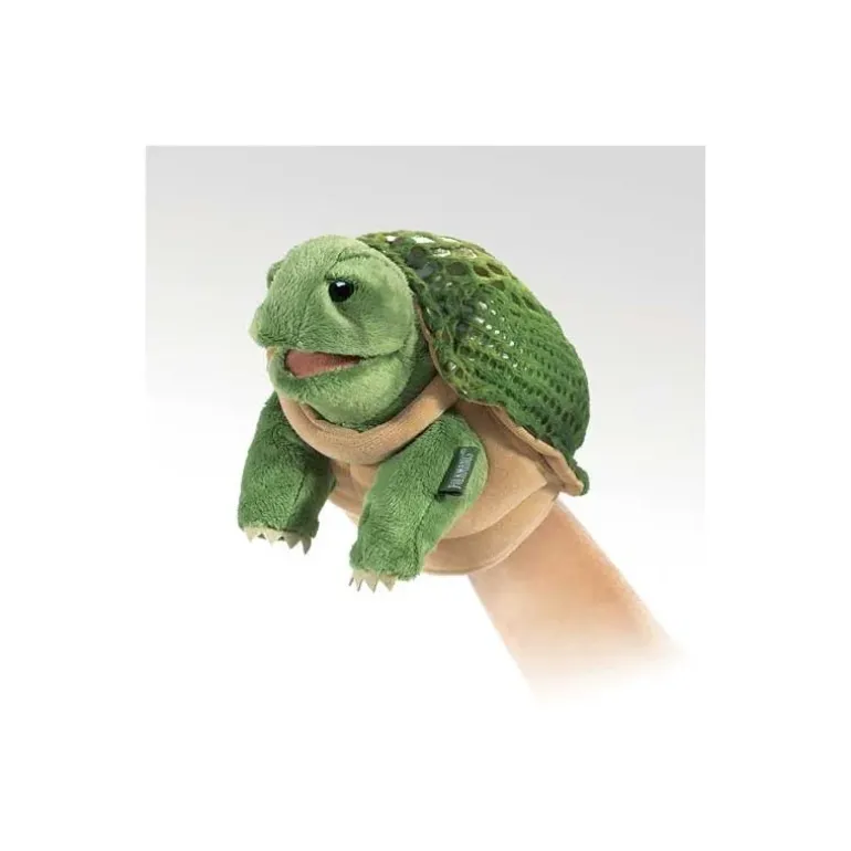 Peluche marionnette Petite tortue