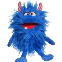 Peluche marionnette petit monstre "klein Schmackes"