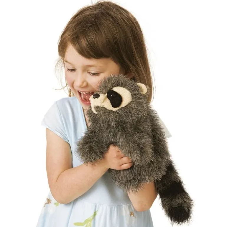 Peluche marionnette Petit Raton Laveur