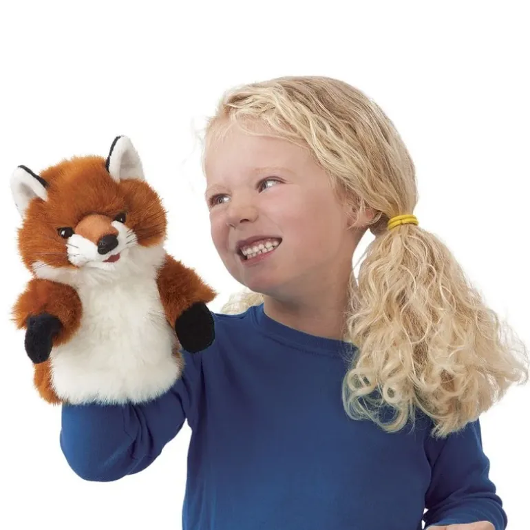 Peluche marionnette Petit renard