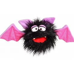 Peluche marionnette petit monstre chauve-souris Schnips