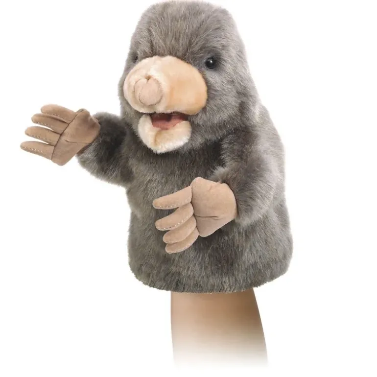 Peluche marionnette Petite Taupe
