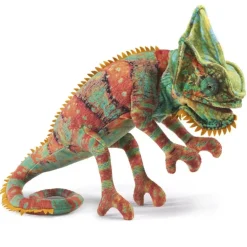 Peluche marionnette Petit Caméléon