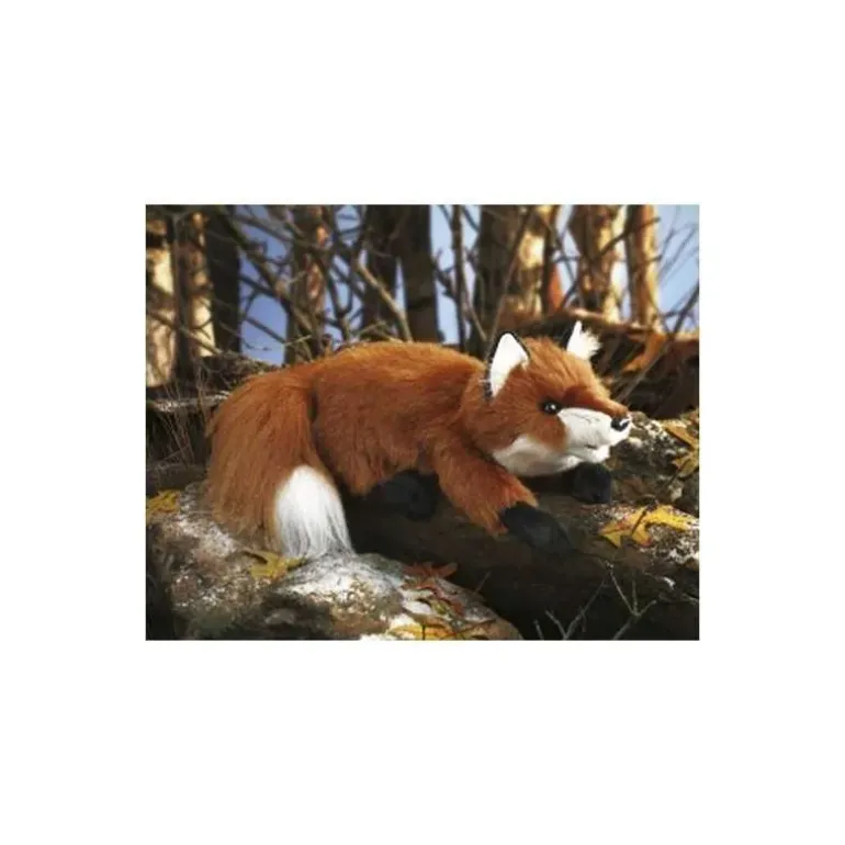 Peluche marionnette Petit Renard Roux