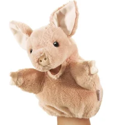 Peluche marionnette Petit Cochon