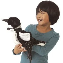 Peluche marionnette plongeon huard