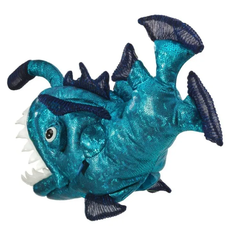 Peluche marionnette Poisson lanterne