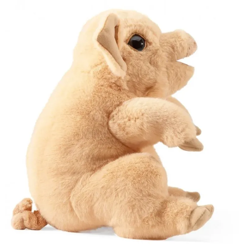 Peluche marionnette porcelet