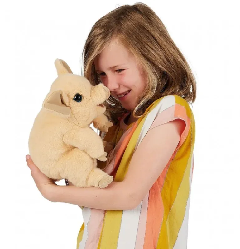 Peluche marionnette porcelet