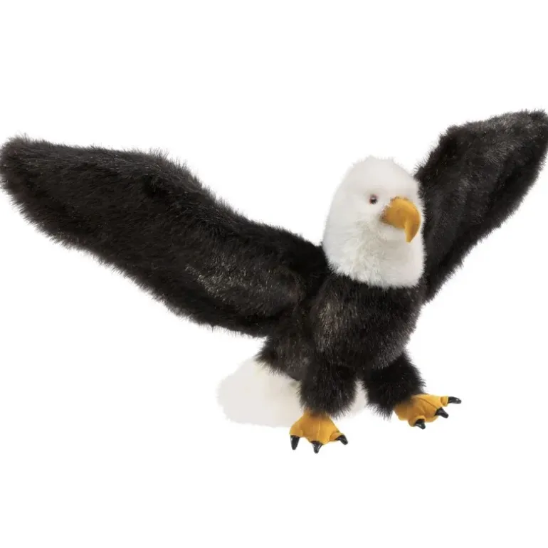 Peluche marionnette Pygargue à tête blanche