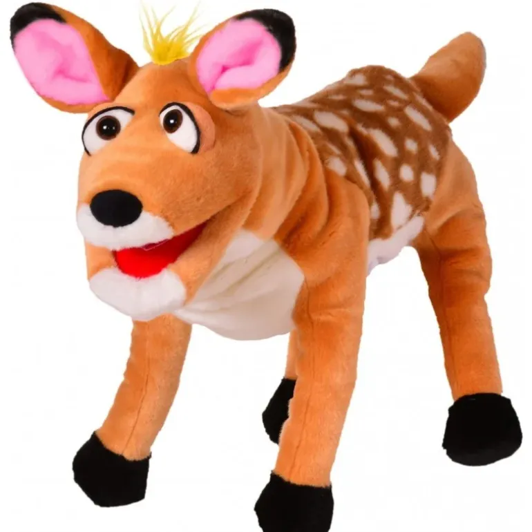 Peluche marionnette Rosalinchen le faon