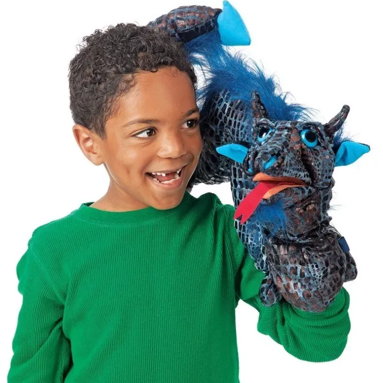 peluche marionnette Serpent de mer
