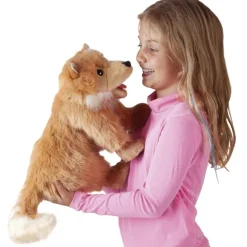 Peluche marionnette Spitz nain