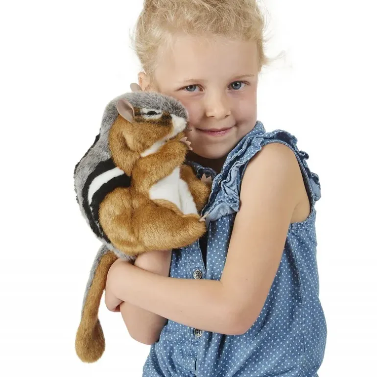 Peluche marionnette Tamia (chipmunk)