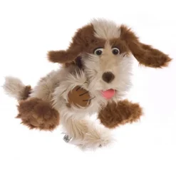 Peluche marionnette Tillmann le chien