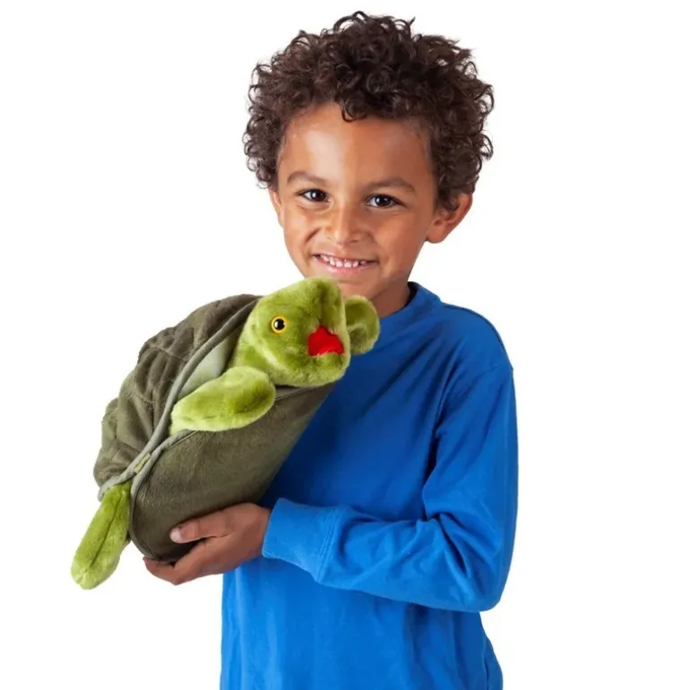 Peluche marionnette Tortue