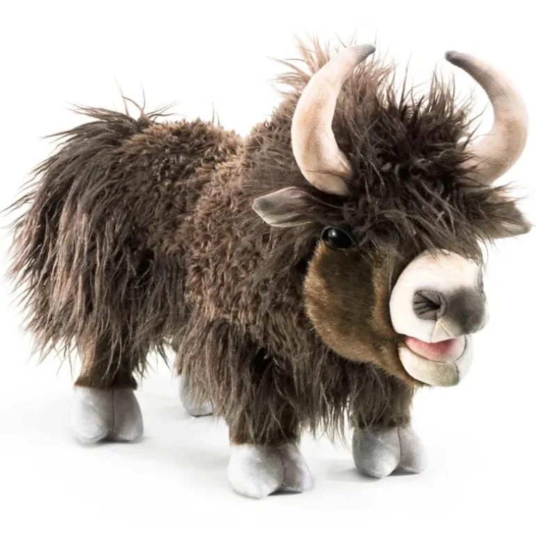 Peluche marionnette Yak