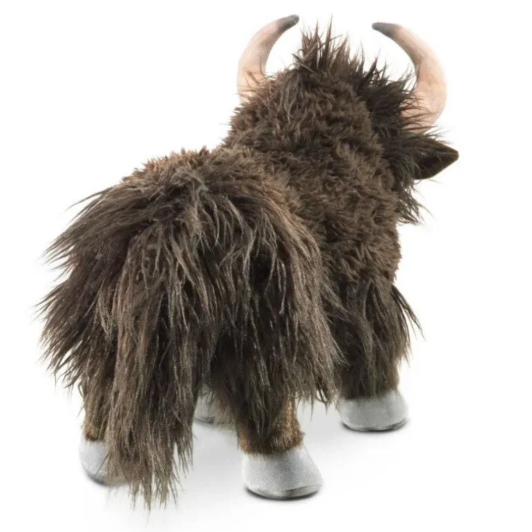 Peluche marionnette Yak
