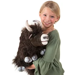 Peluche marionnette Yak