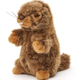Peluche marmotte qui siffle - 17 cm