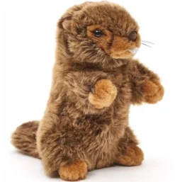 Peluche marmotte qui siffle - 17 cm