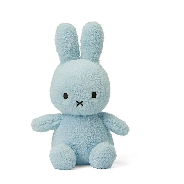 Peluche Miffy Terry bleu pastel - 23 cm