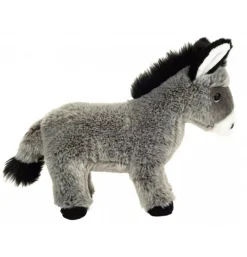 Peluche âne debout - 27 cm