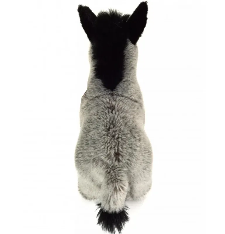 Peluche âne debout - 27 cm