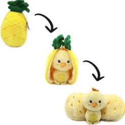 Peluche Nugget le poussin / ananas - Flipetz