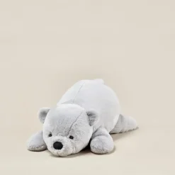 Peluche ours gris - 55 cm