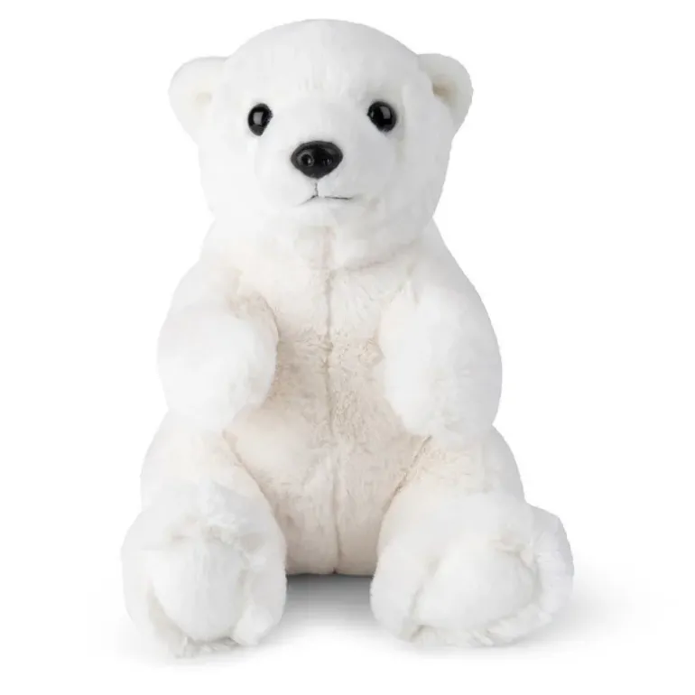 Peluche Ours polaire assis WWF ECO - 23 cm