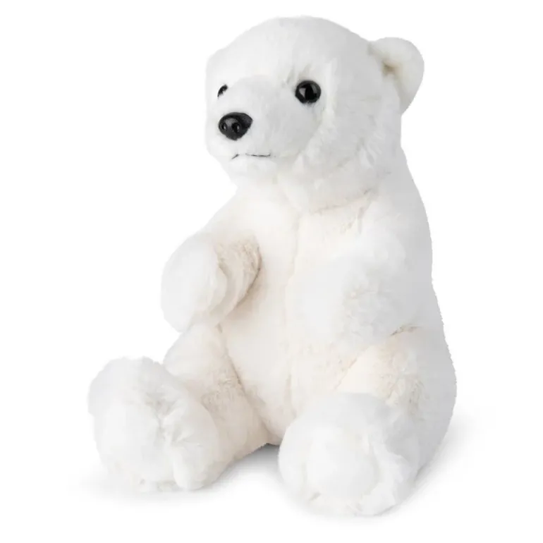 Peluche Ours polaire assis WWF ECO - 23 cm