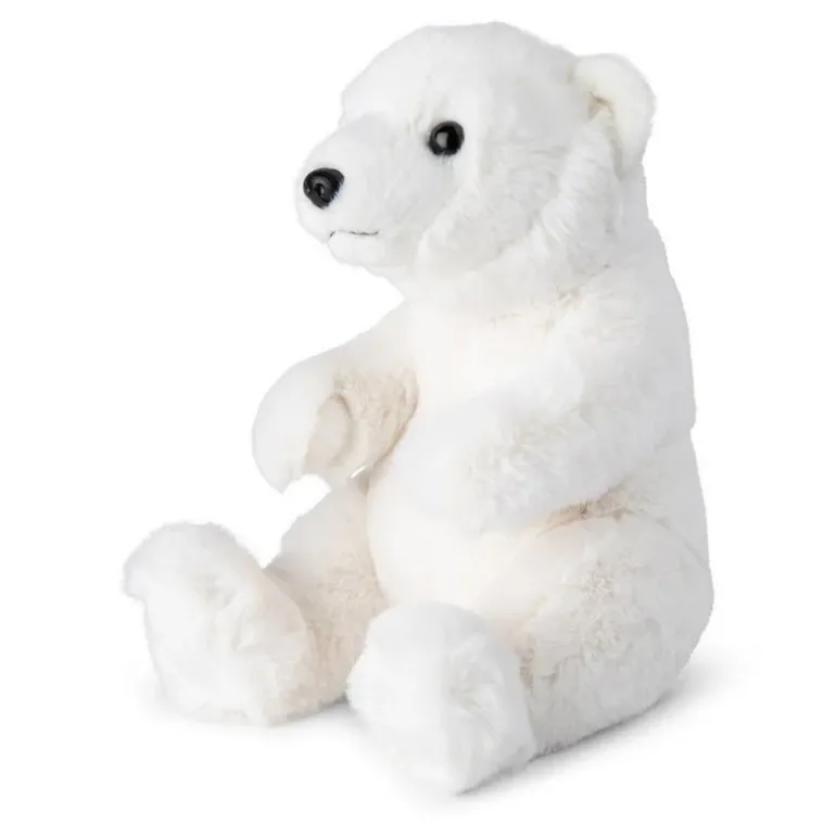Peluche Ours polaire assis WWF ECO - 23 cm