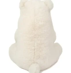 Peluche ours polaire assis - 35 cm