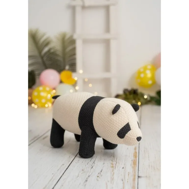 Peluche panda en crochet MINI