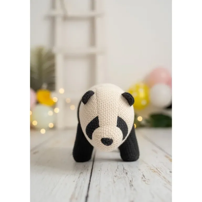 Peluche panda en crochet MINI