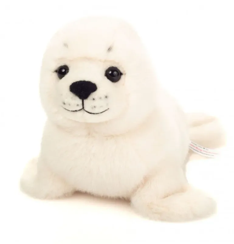 Peluche phoque blanc - 25 cm