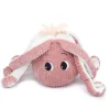 Peluche pieuvre maman bébé Filou rose