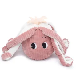 Peluche pieuvre maman bébé Filou rose
