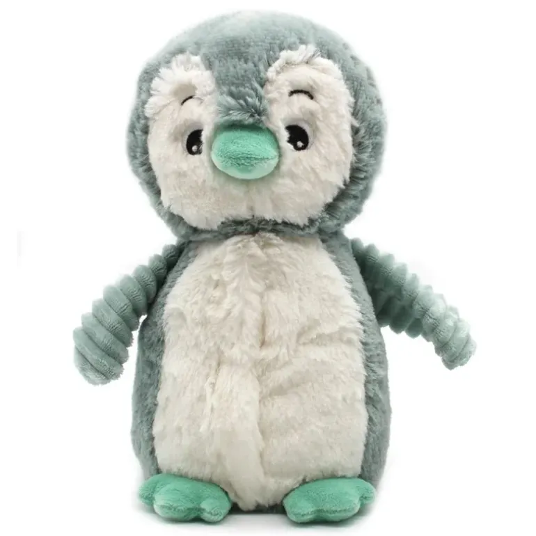 Peluche pingouin Iglou maman et son bébé menthe