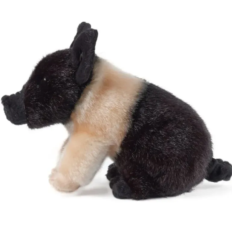 Peluche porcelet noir et rose