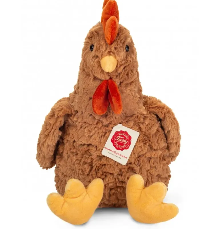 Peluche poule Gloria - 28 cm