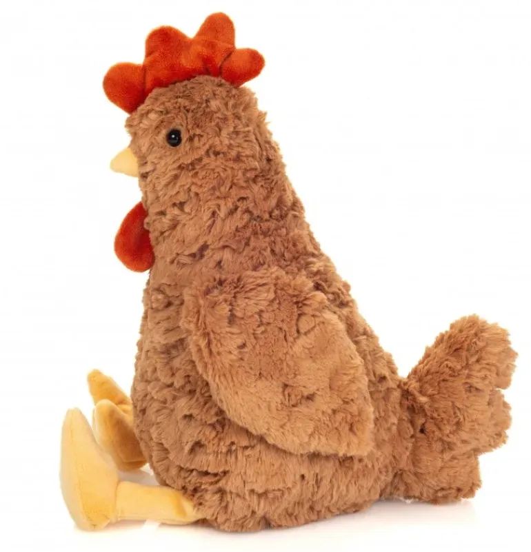 Peluche poule Gloria - 28 cm