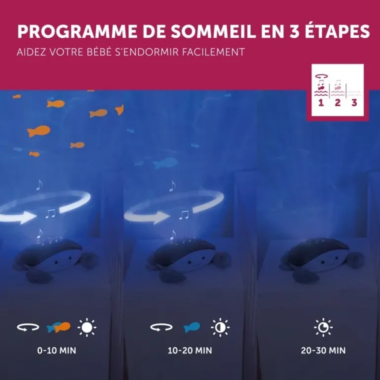 Peluche projecteur océanique Cody le crabe