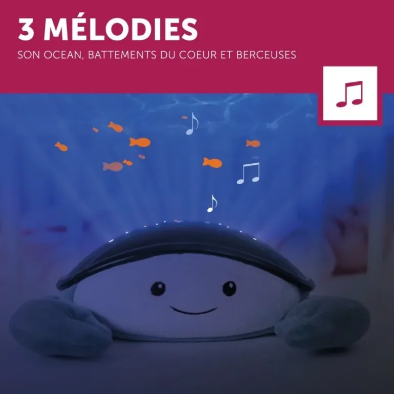 Peluche projecteur océanique Cody le crabe