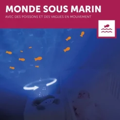 Peluche projecteur océanique Cody le crabe