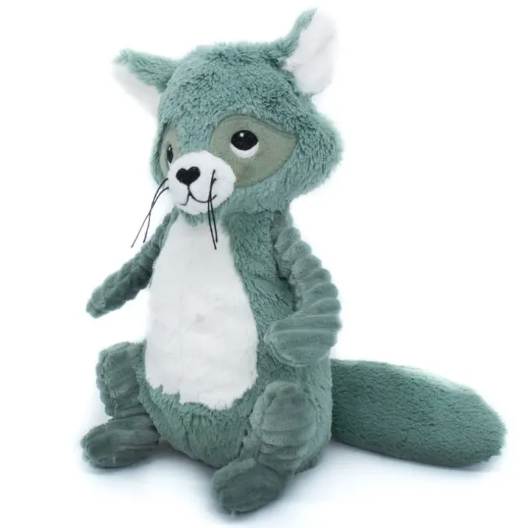 Peluche raton laveur Netoitou vert