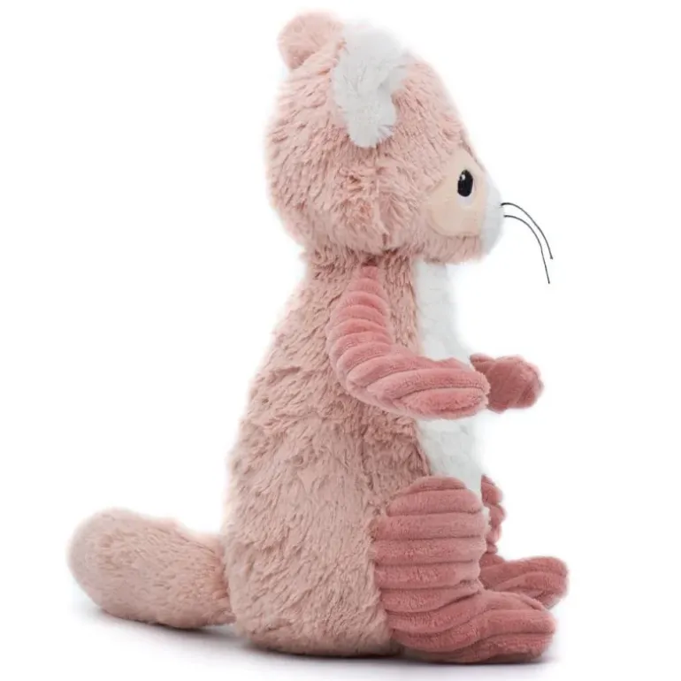 Peluche raton laveur Netoitou rose