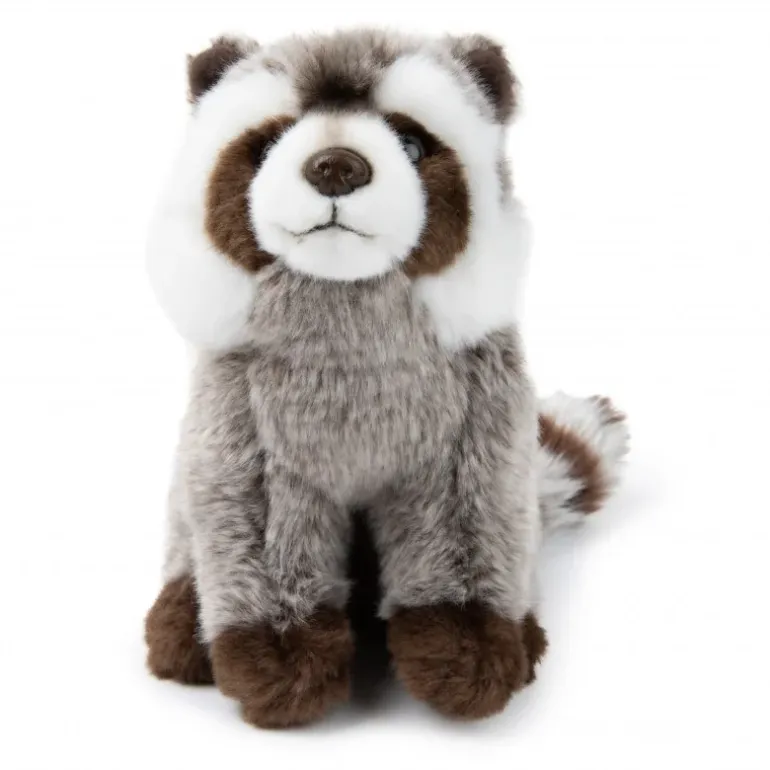 Peluche raton laveur Noir et Blanc WWF - 23 cm